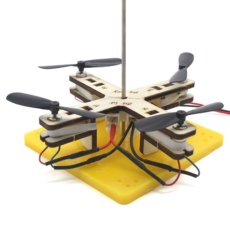 Kids Toys Helicopter - طائرة درون ممتعة للتركيب الذاتي، لعبة