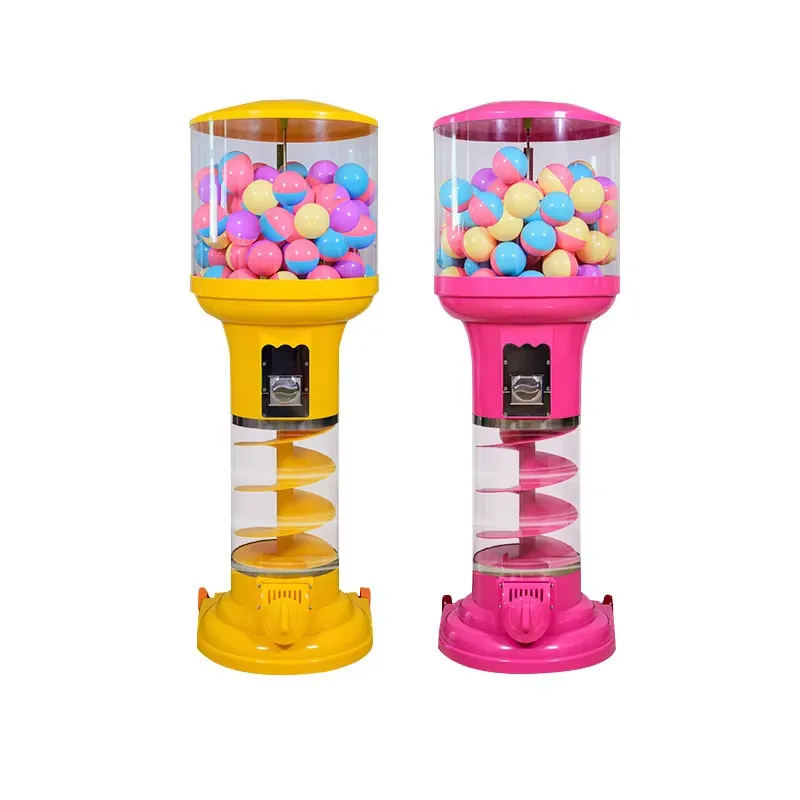 Kids Toys Vending Machine - آلة بيع كبسولات الكرات البلاستيكية تعمل