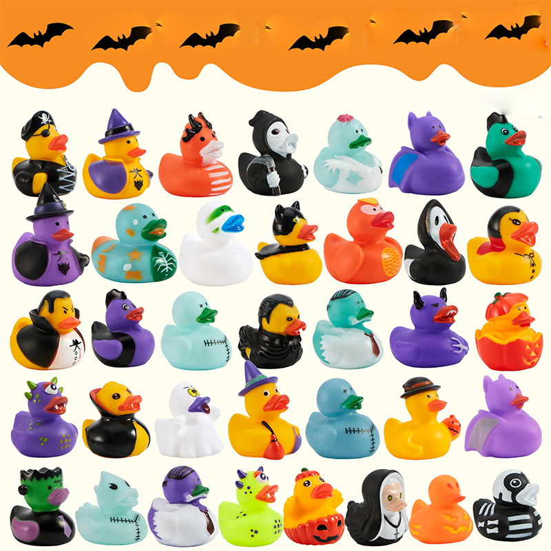 Rubber Duck Bath - قطعة واحدة من بطات الهالوين المطاطية،