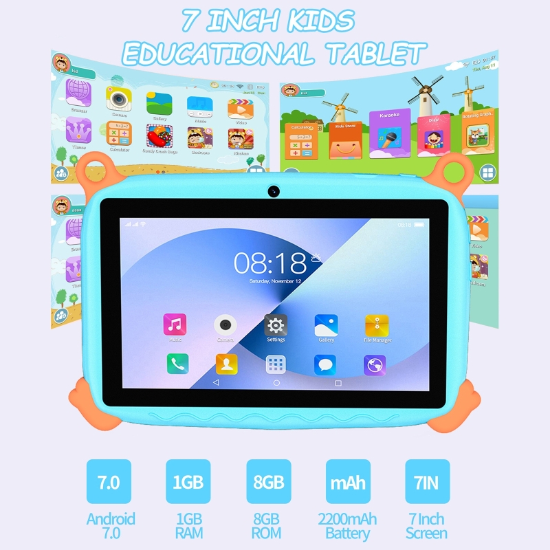 Learning Tablet Kids - جهاز لوحي للأطفال بشاشة مقاس 7