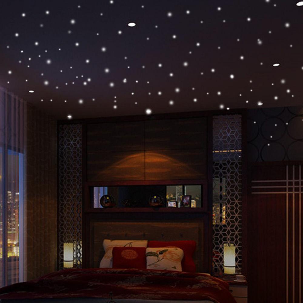 407 قطعة النقاط المستديرة ملصق - مراجعة Glow In Dark Stars وسعره
