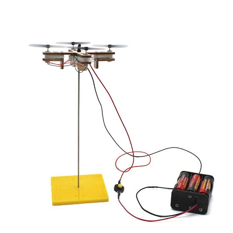 طائرة درون ممتعة للتركيب الذات - مراجعة Kids Toys Helicopter وسعره