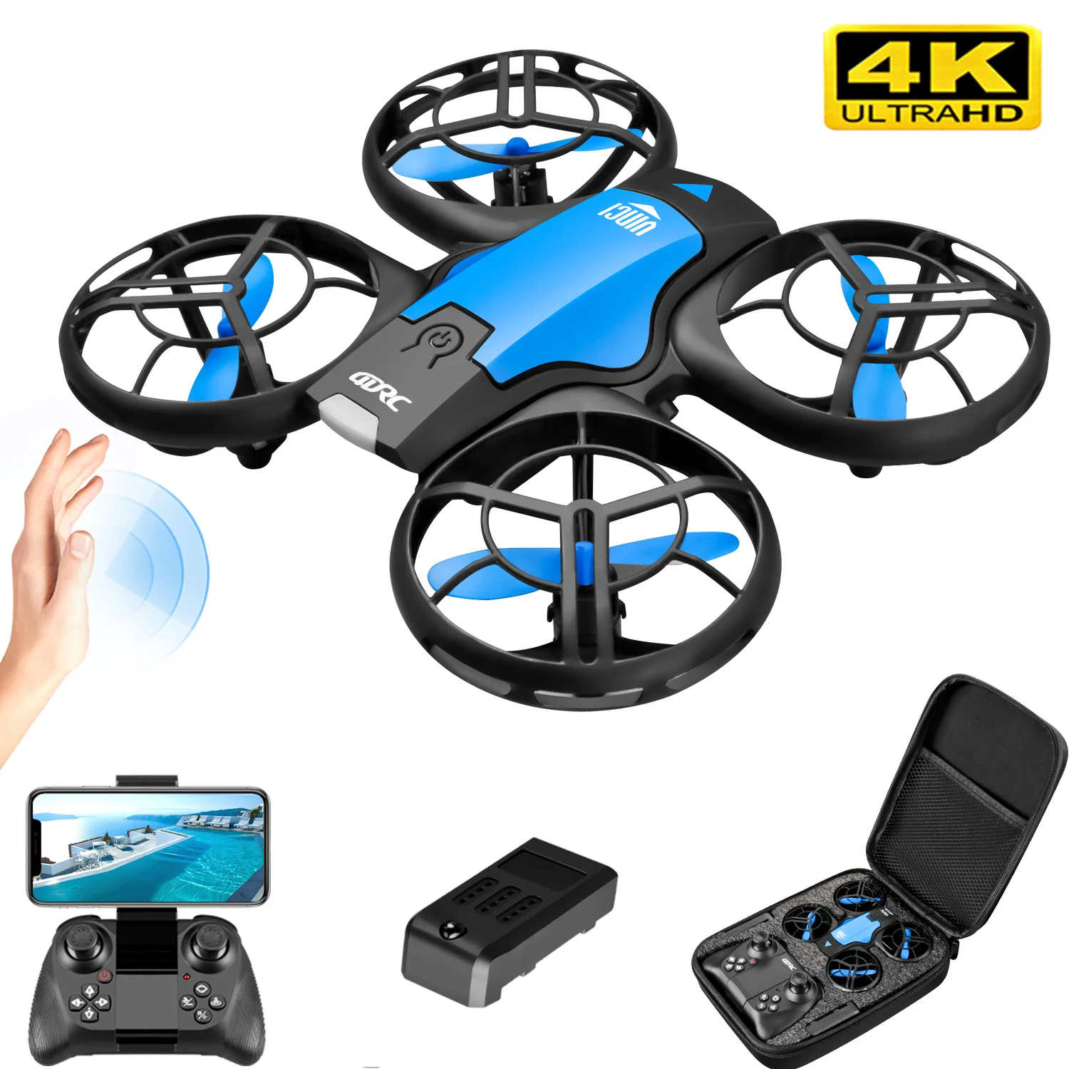 طائرة بدون طيار صغيرة جديدة V8 - مراجعة Kids Toys Helicopter وسعره