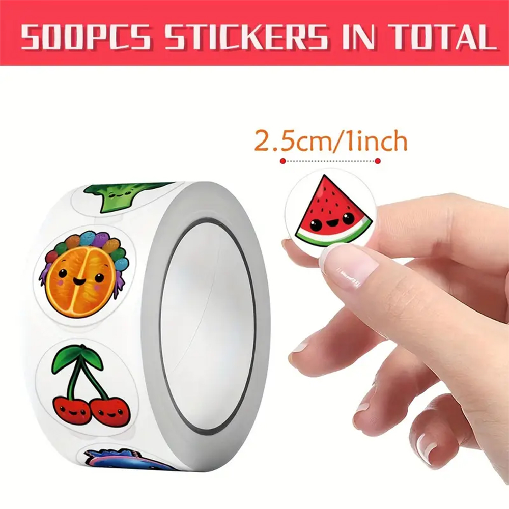 500 قطعة/لفة ملصقات قرطاسية لل - مراجعة Banner Kids Toys وسعره