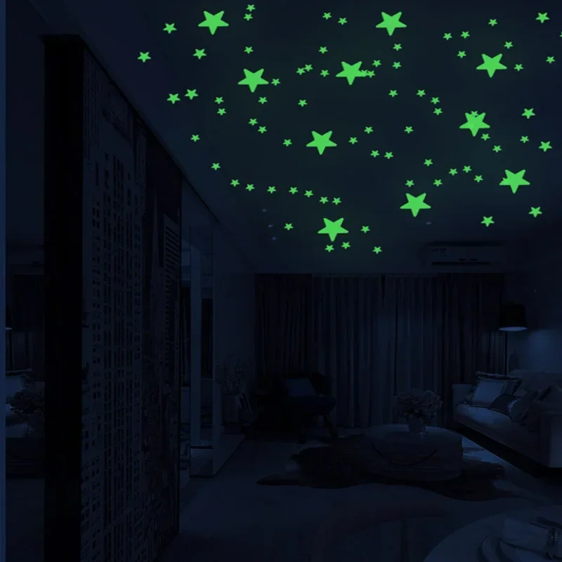 ملصقات جدار مضيئة لغرف الأطفال - مراجعة Glow In Dark Stars وسعره