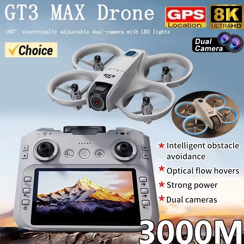 طائرة بدون طيار GT3Max HD 8K ل - مراجعة Kids Toys Helicopter وسعره