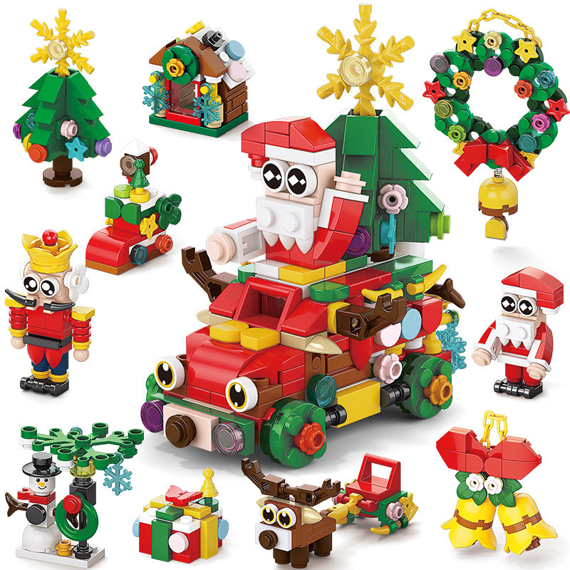مجموعة مكعبات بناء 10 في 1 لعي - مراجعة Kids Xmas Toys Ideas وسعره