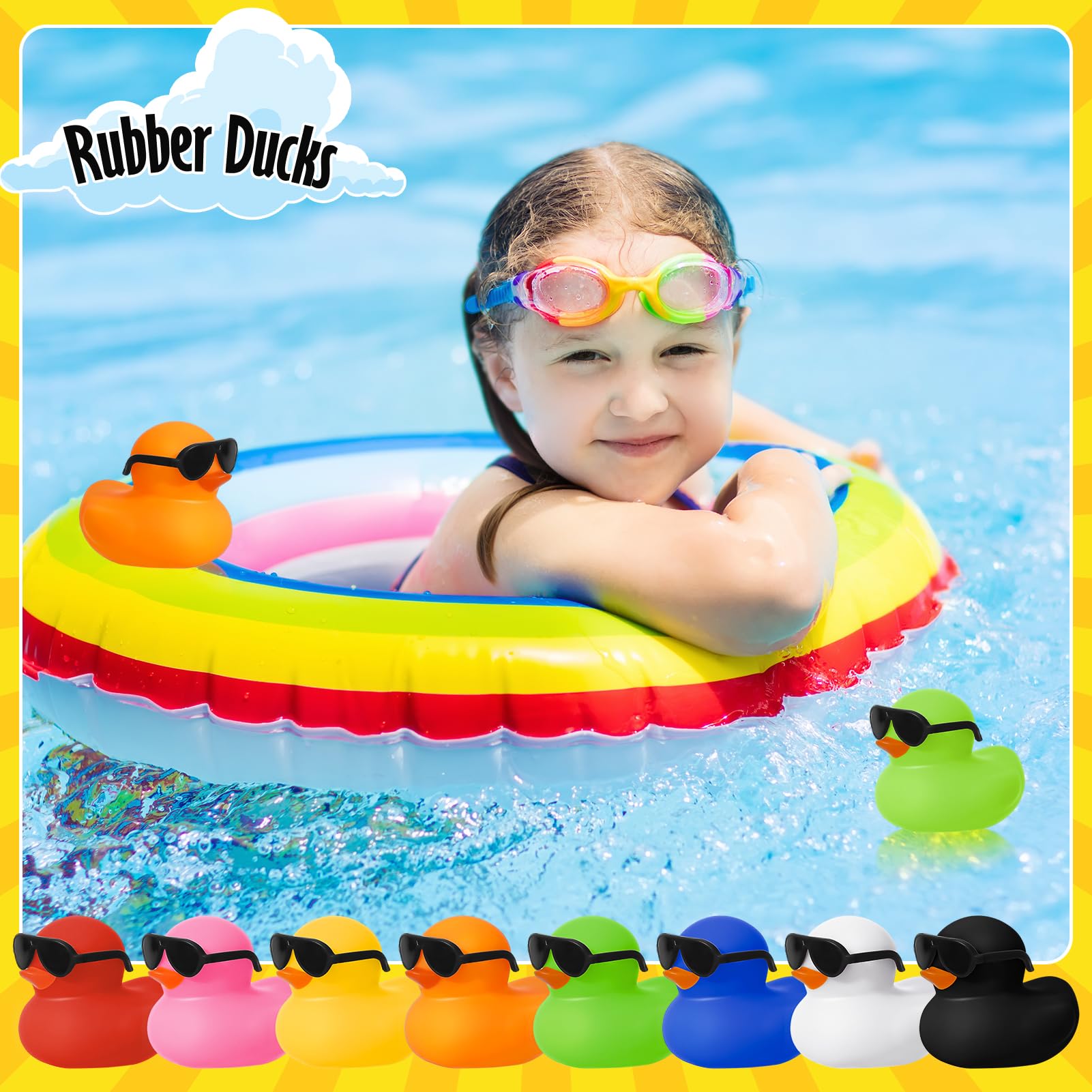 6/12/24/48 قطعة البط المطاطي ا - مراجعة Rubber Duck Bath وسعره