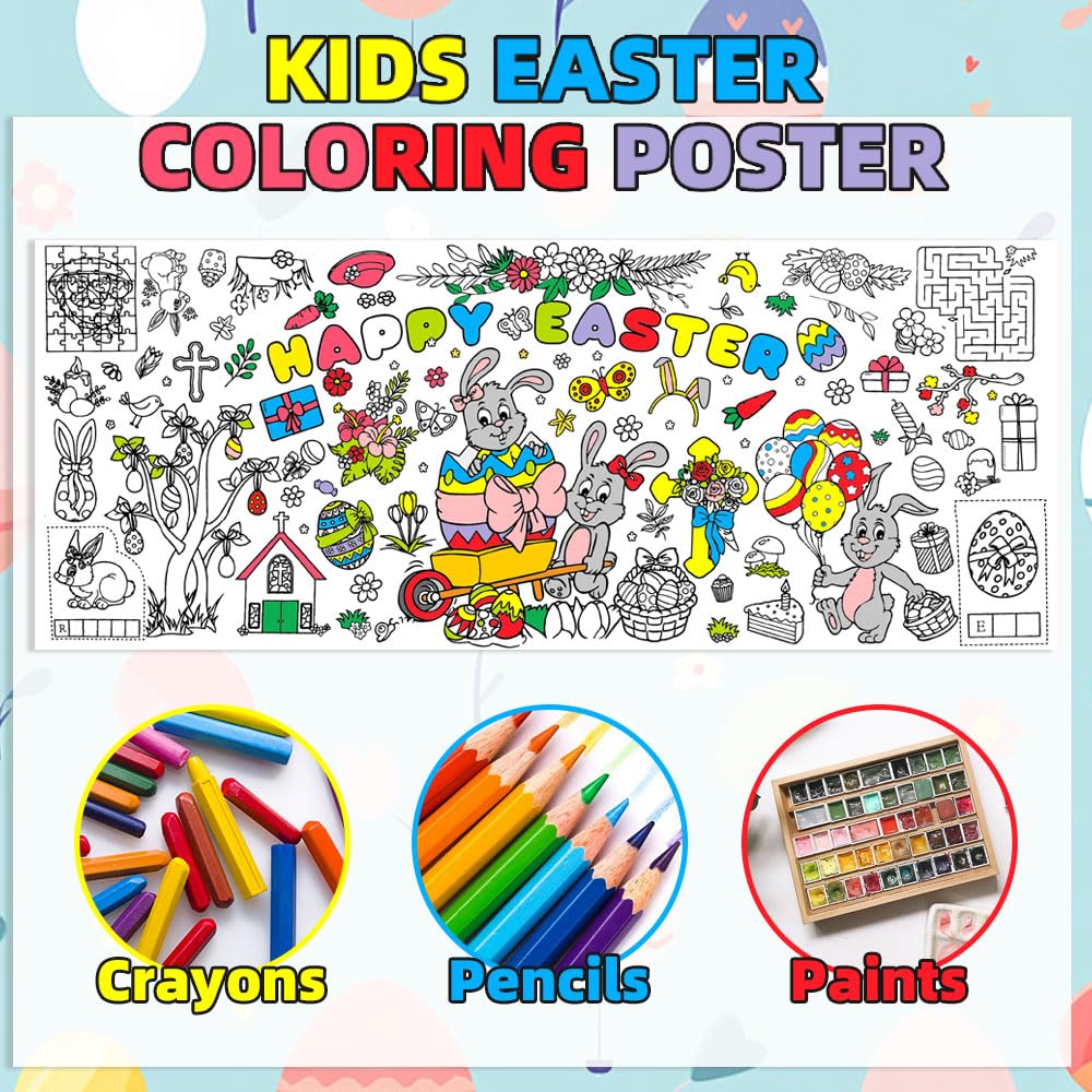 مفرش طاولة تلوين عيد الفصح للأ - مراجعة Banner Kids Toys وسعره
