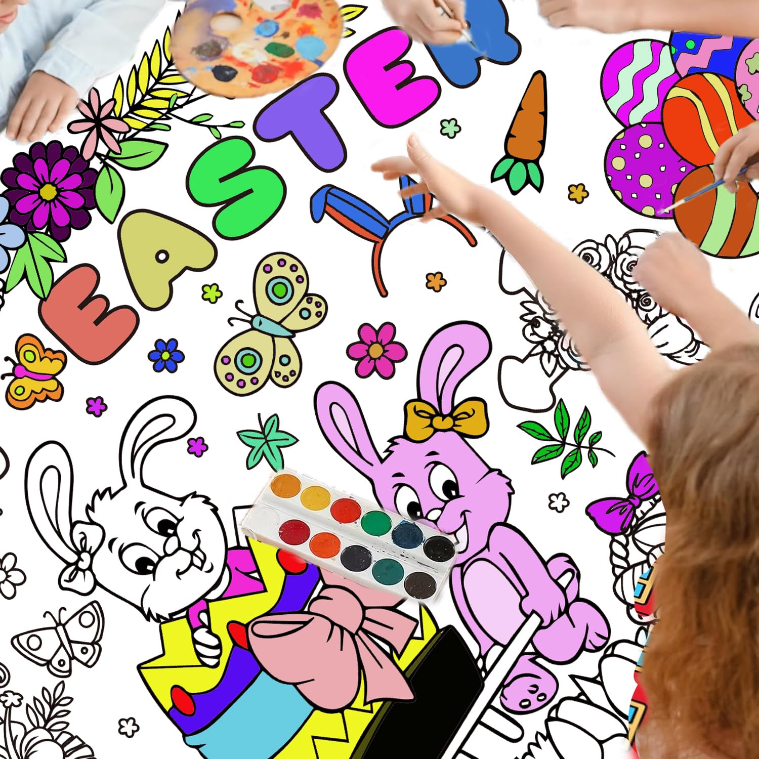 مفرش طاولة تلوين عيد الفصح للأ - مراجعة Banner Kids Toys وسعره