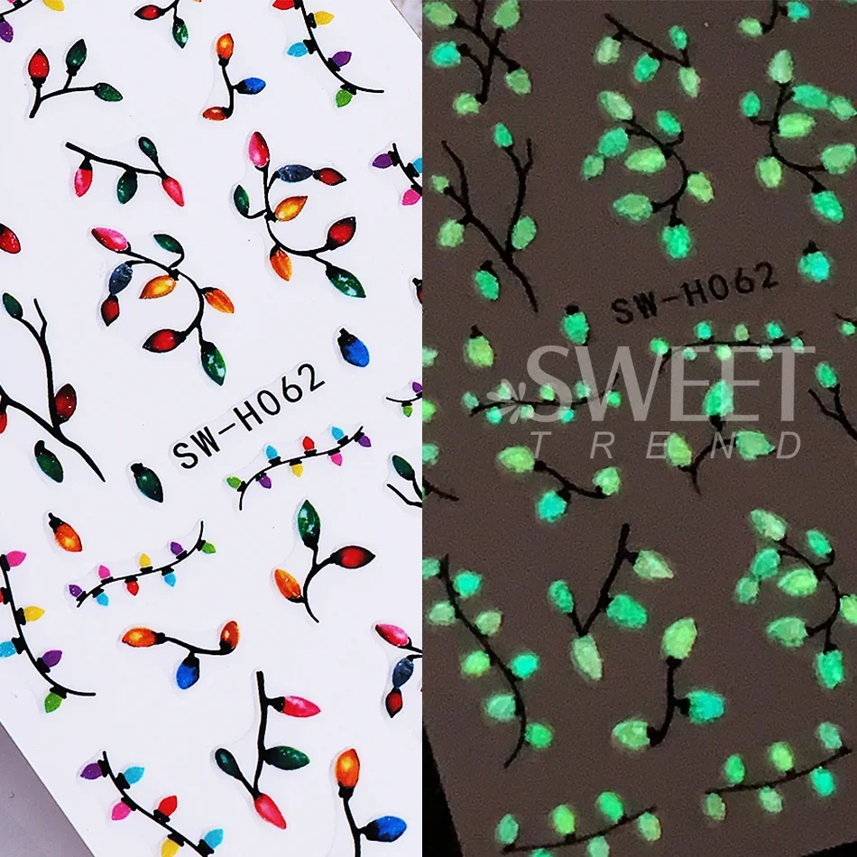 3 قطع من ملصقات الأظافر المضيئ - مراجعة Glow In Dark Stars وسعره