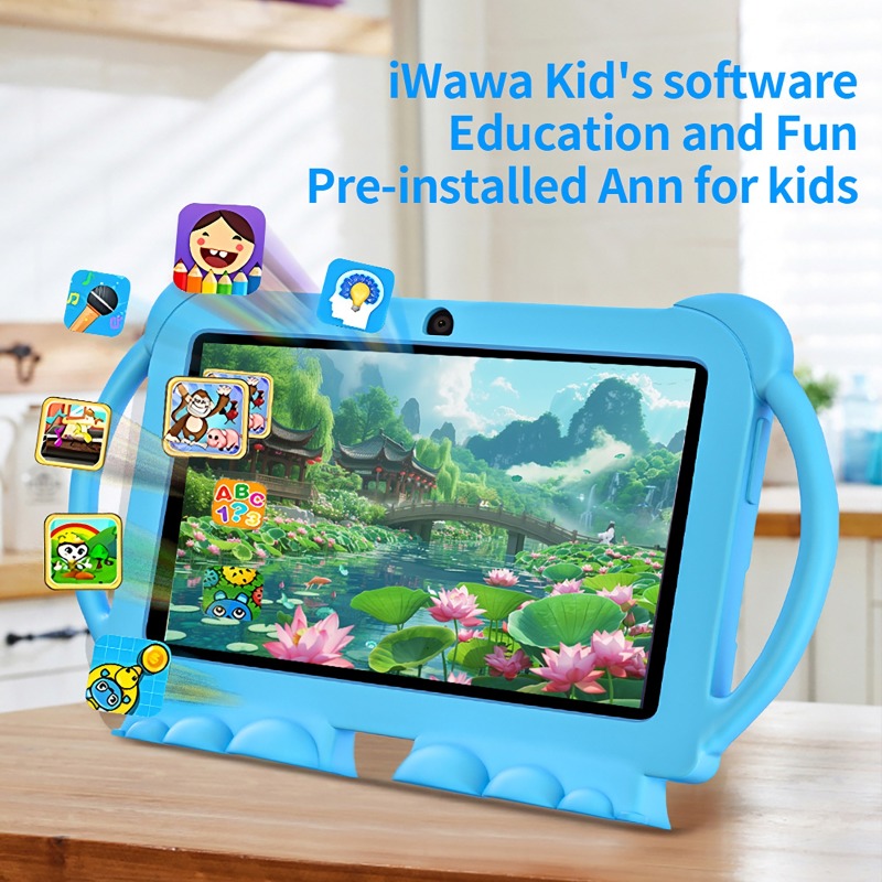 جهاز لوحي للأطفال 7 بوصة مع غط - مراجعة Learning Tablet Kids وسعره