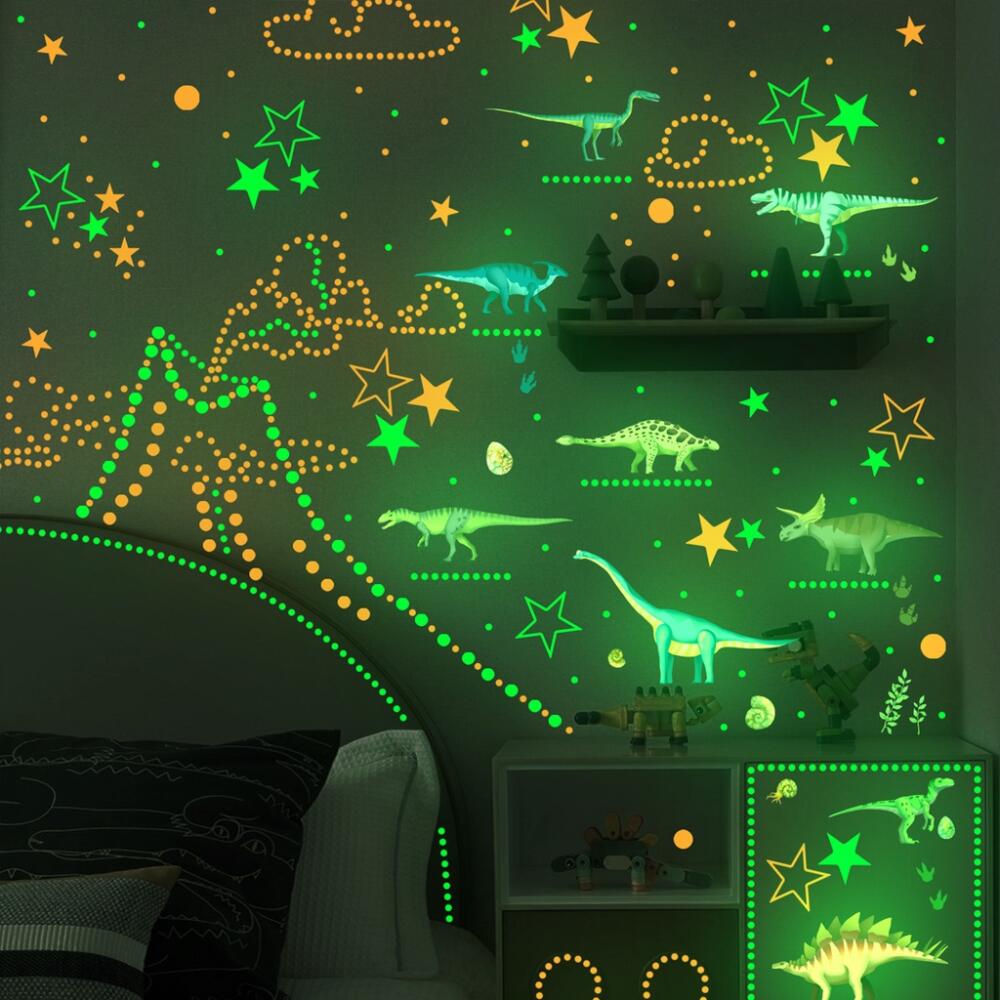 3 أوراق من ملصقات الحائط المضي - مراجعة Glow In Dark Stars وسعره