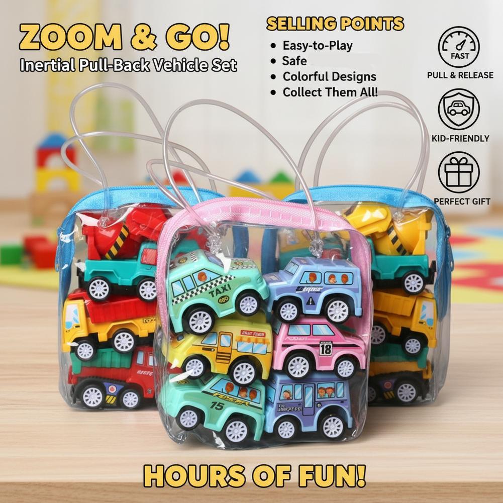 6 قطع سيارات لعبة مصغرة تعمل ب - مراجعة Kids Toys Supplier وسعره