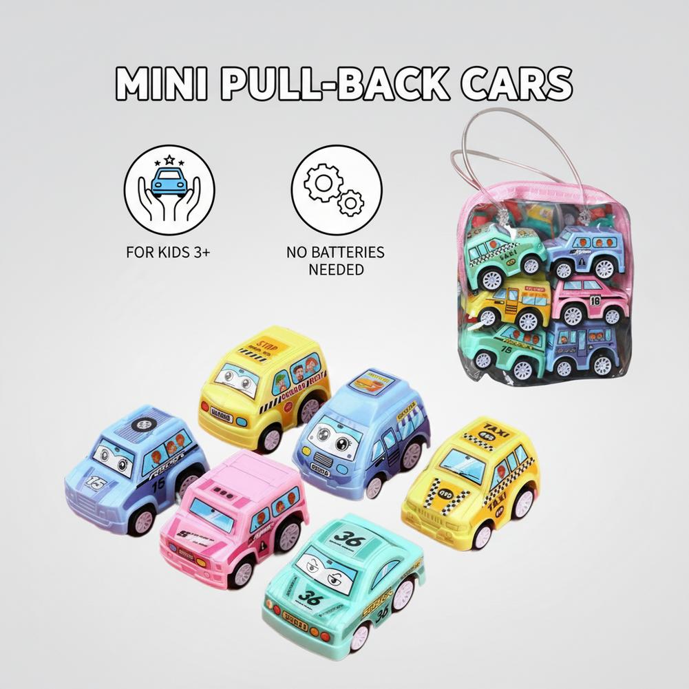 6 قطع سيارات لعبة مصغرة تعمل ب - مراجعة Kids Toys Supplier وسعره