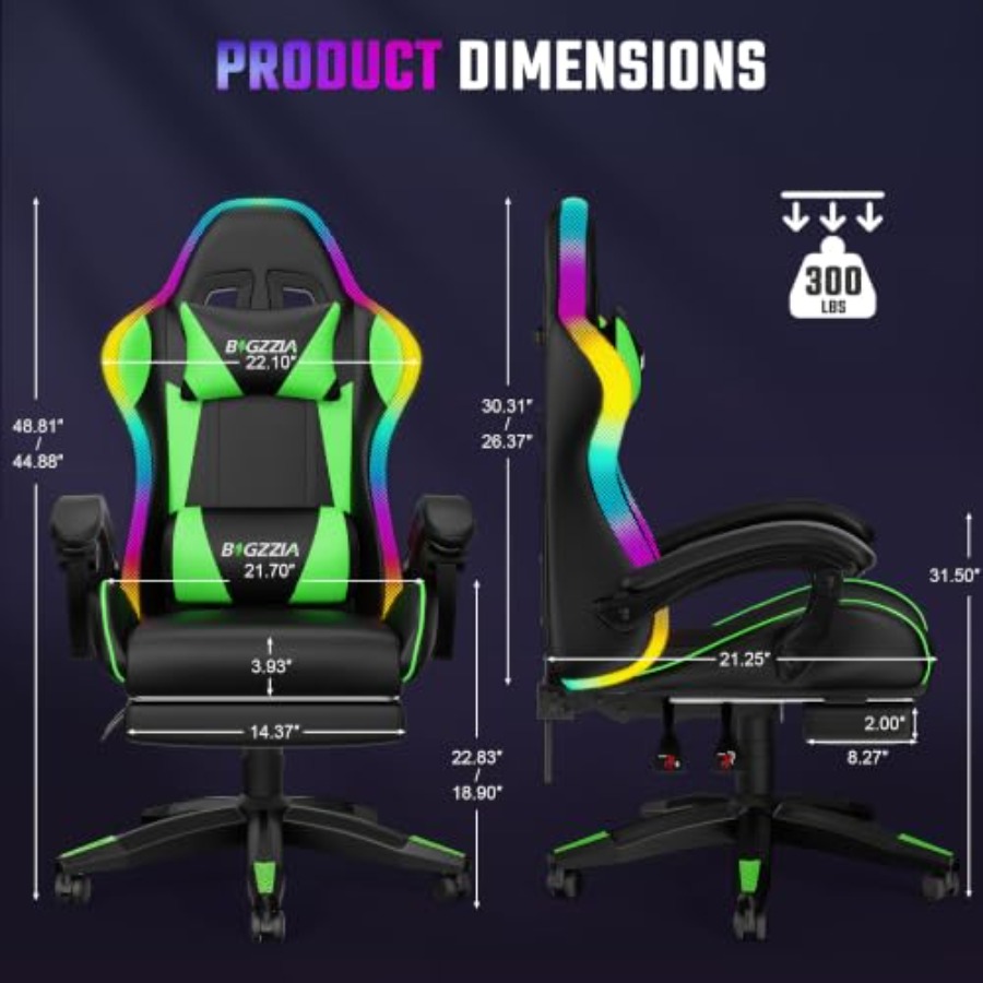 كرسي ألعاب RGB مع مسند للقدمين - مراجعة Kids & Toys Expo Saudi Arabia وسعره