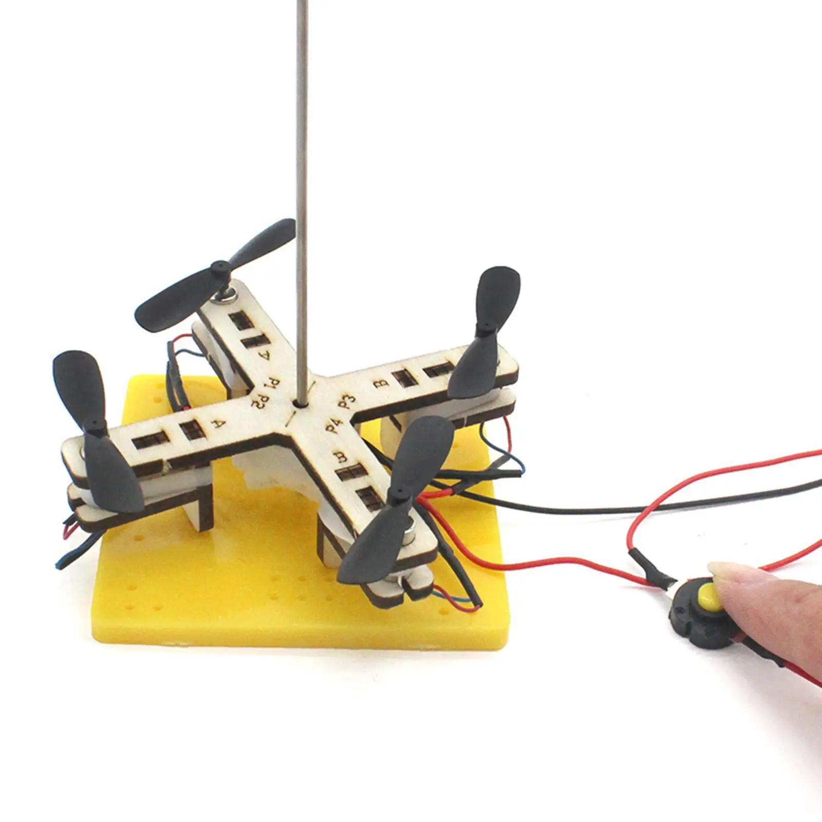 1 قطعة DIY الطائرة بدون طيار ن - مراجعة Kids Toys Helicopter وسعره