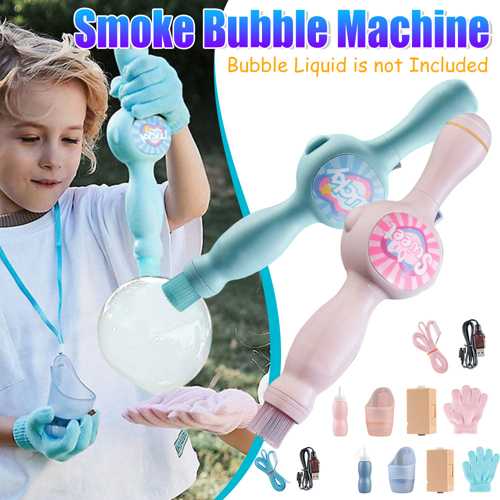 آلة فقاعات دخانية مرنة محمولة، - مراجعة Bubble Machine Outdoor وسعره