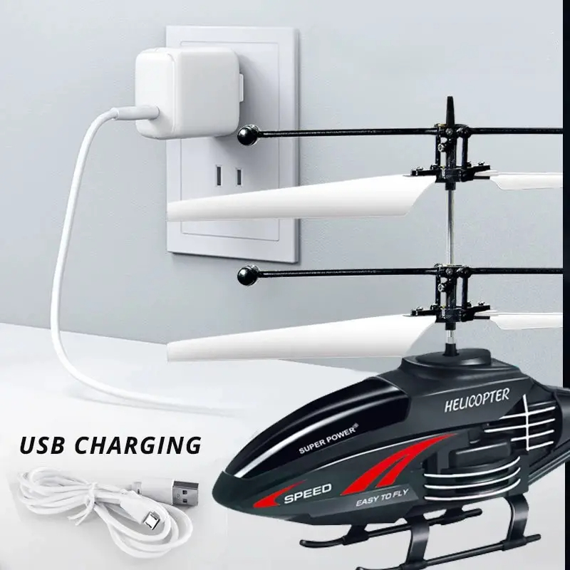 2 قناة التحكم في الإيماءات تعل - مراجعة Kids Toys Helicopter وسعره