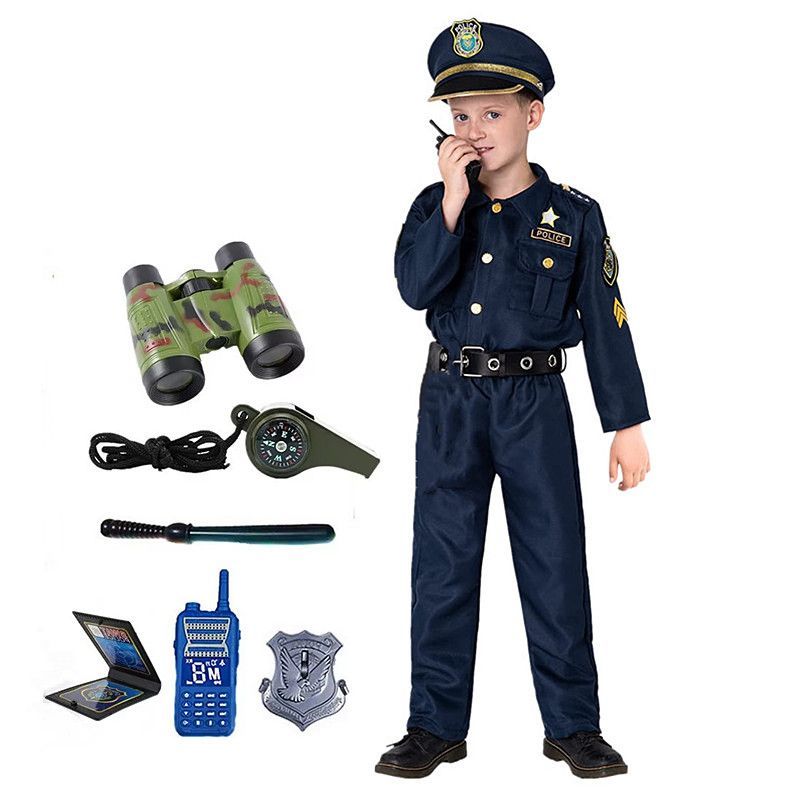 زي ضابط شرطة أمريكي لطيف من 3  - مراجعة Kids Toys Supplier وسعره