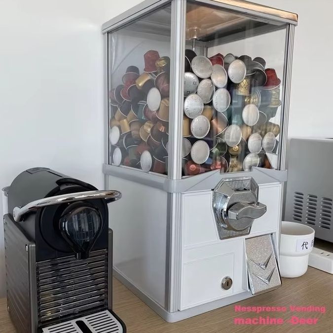 آلة بيع كبسولات القهوة والألعا - مراجعة Kids Toys Vending Machine وسعره